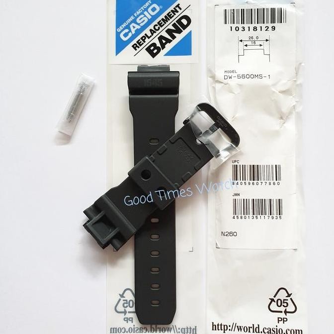 Baru STRAP G-SHOCK DW-5600MS / DW-5600 / Casio Original