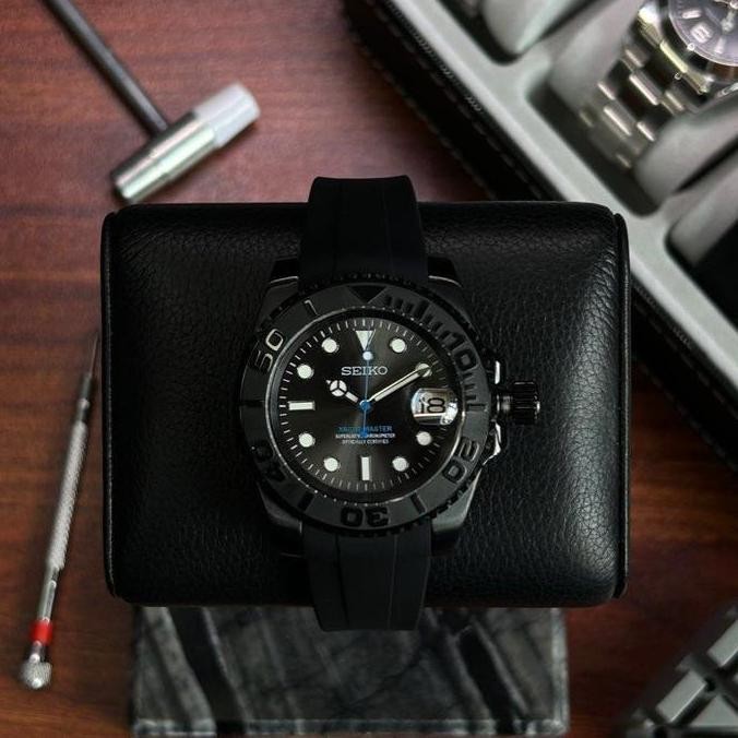 Baru Seiko Yachtmaster Rhodium Black NH35 Automatic