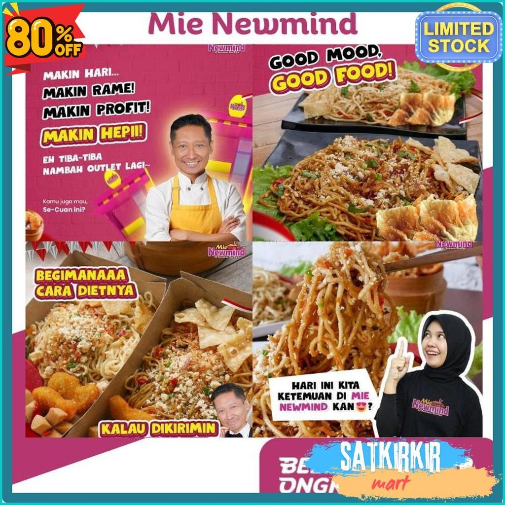 

Paket Bahan Baku Mie Newmind 20 Porsi Ala Mie Gacoan | Wizzmie | Mie Kober Terlengkap Dan Termurah
