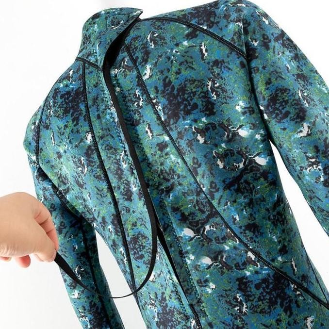 Wetsuit Pria 3Mm Neoprene Camoflauge For Diving | Wetsuit Spearfishing