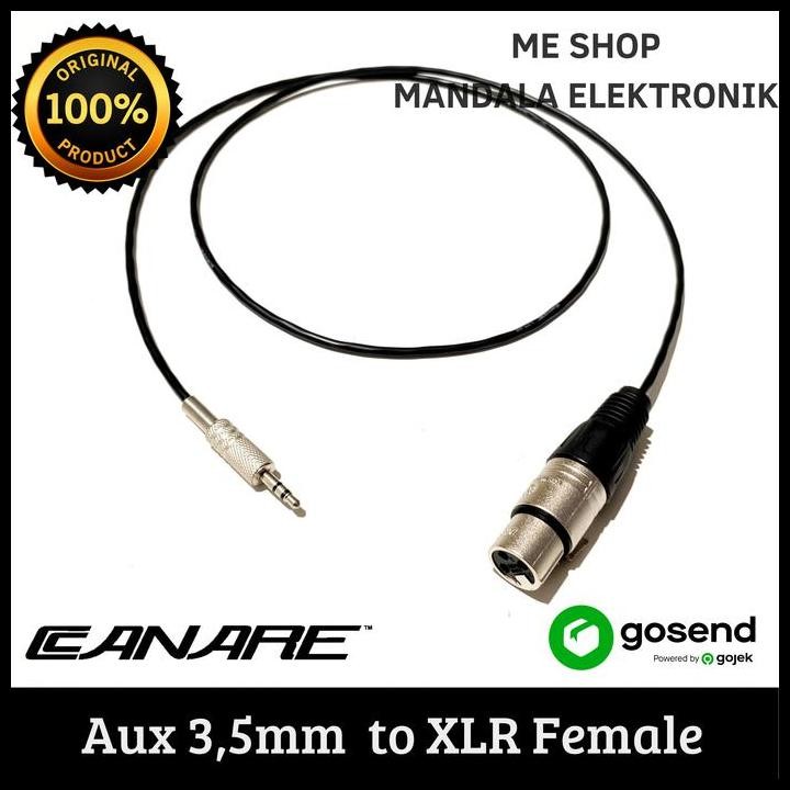 kabel audio aux 3,5mm to xlr female