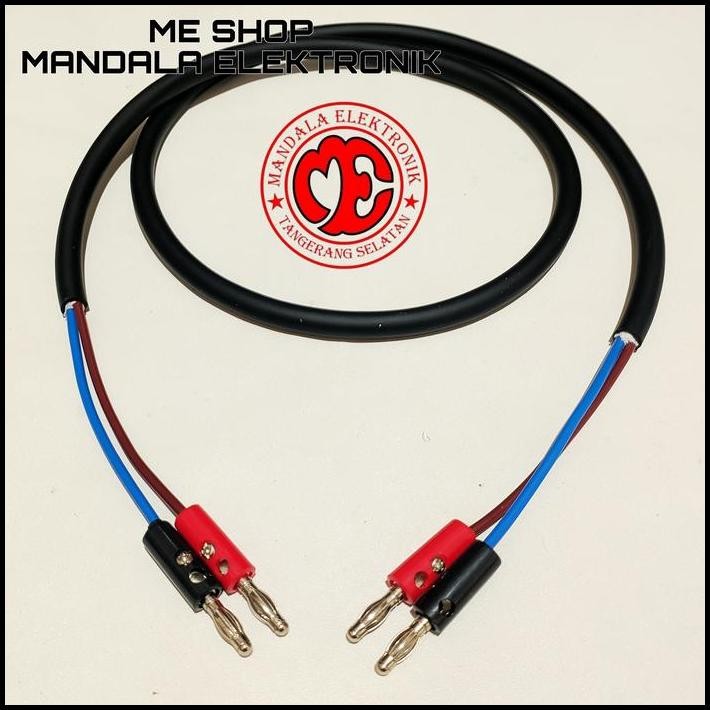 kabel audio kabel speaker 2x1,5mm jack banana to jack banana