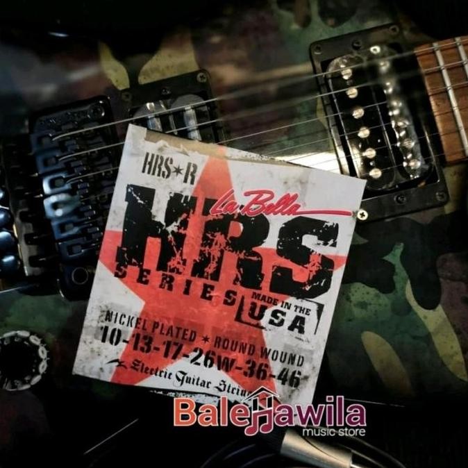 Senar Gitar Elektrik Electric Guitar String Labella La Bella Hrs Series Nickel Plated Round Wound