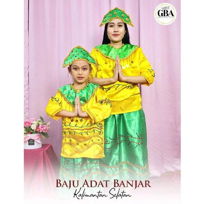 Baju adat Banjar - Kalimantan Selatan TK