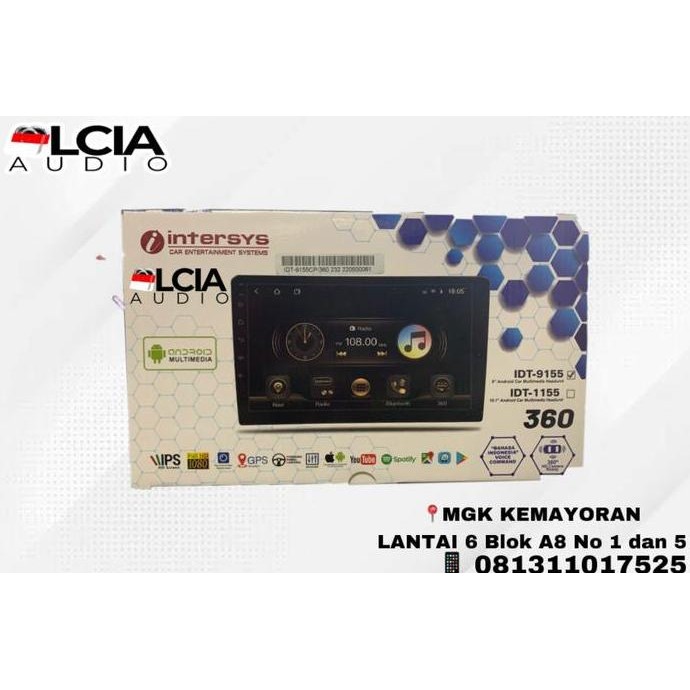 '' Headunit Android 9" Intersys Idt-9155 Cp ''