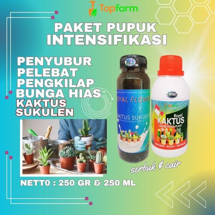 TERMURAH - Pupuk Kaktus Sukulen - Pupuk Khusus Kaktus Sukulen / Pupuk Tanaman Sukulen / Pupuk Tanama