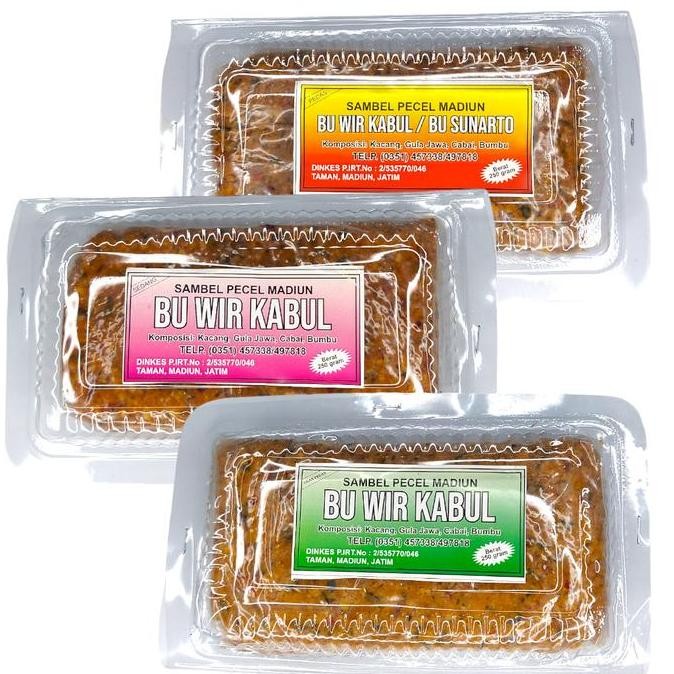 

Sambel Pecel Madiun Bumbu Kacang Bu Wir Kabul Sambel Tidak Pedas