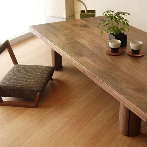 meja makan lesehan Jepang Kayu mahoni tua