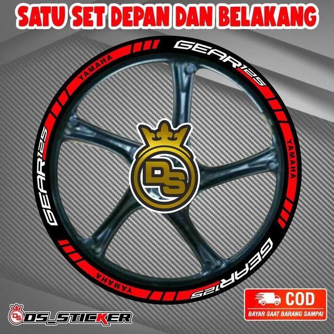 TERBARU STIKER VELG YAMAHA GEAR 125 STICKER CUTTING VELG YAMAHA GEAR 125