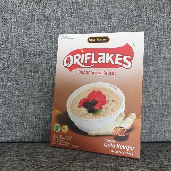 

Oriflakes Umbi Garut 900Gr - Sereal Solusi Asam Lambung, Maag & Gerd | Granola Bpom Asli