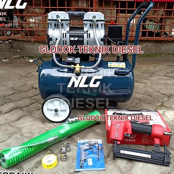 Paket Paku Kompresor Oilless Silent Hh Speed 175 24L