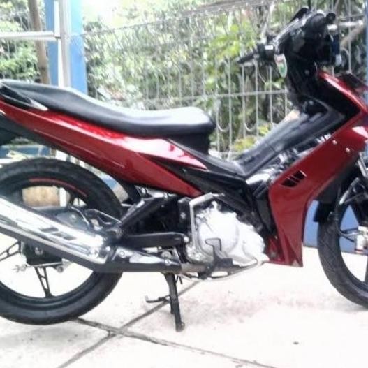 cover body halus Jupiter MX135 lama Jupiter MX 135 old merah polos