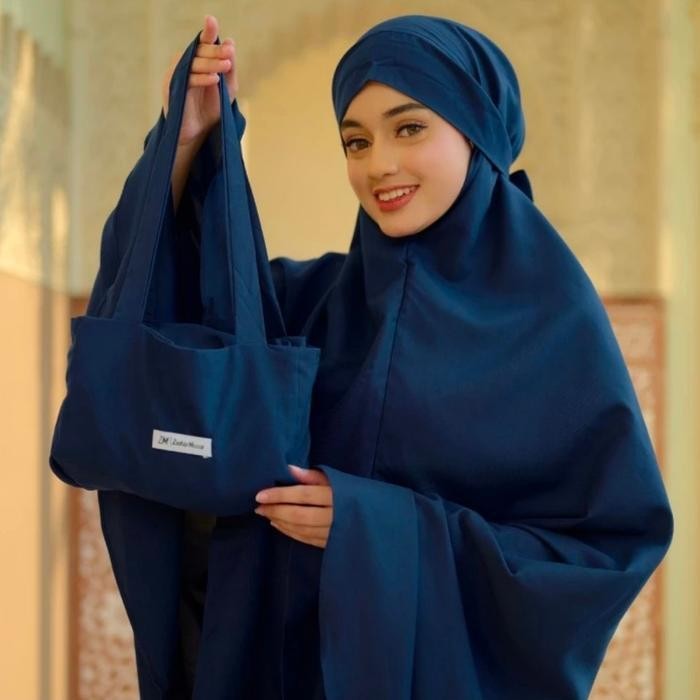 ST ZM-Zaskia mecca-Yefa Navy mukena