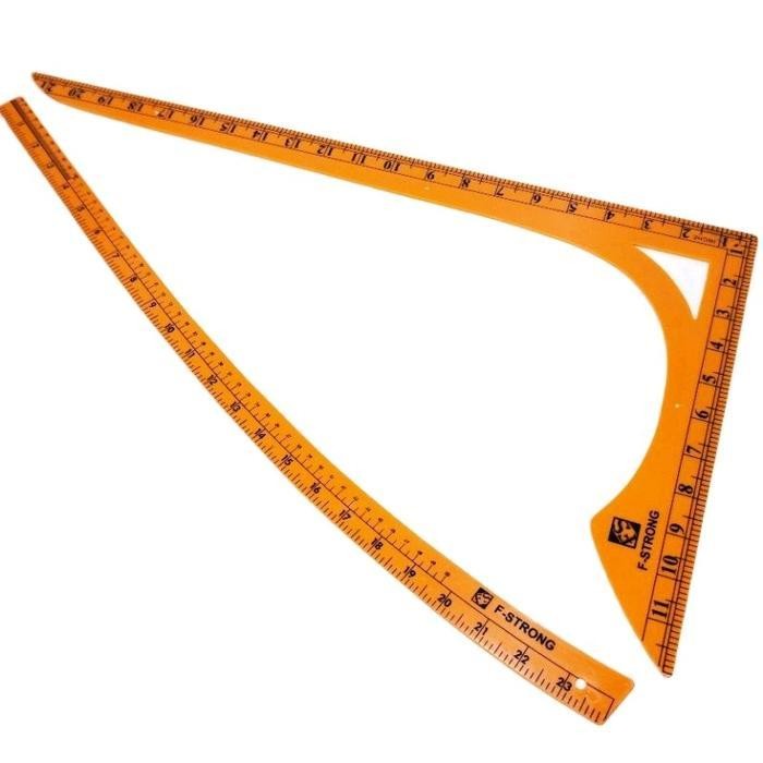 

Penggaris Pola 1 Set Siku Dan Lengkung L021 Dan L024 Penggaris Jahit