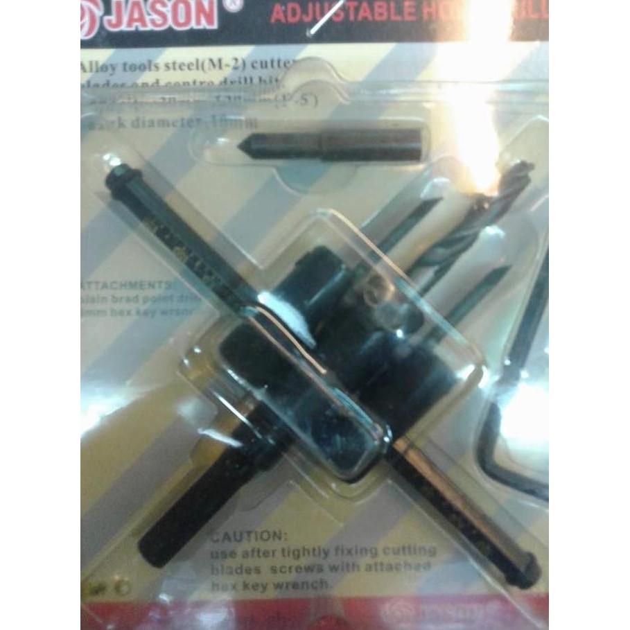 adjustable hole saw / circle hole saw cutter JASON 30 - 120 mm