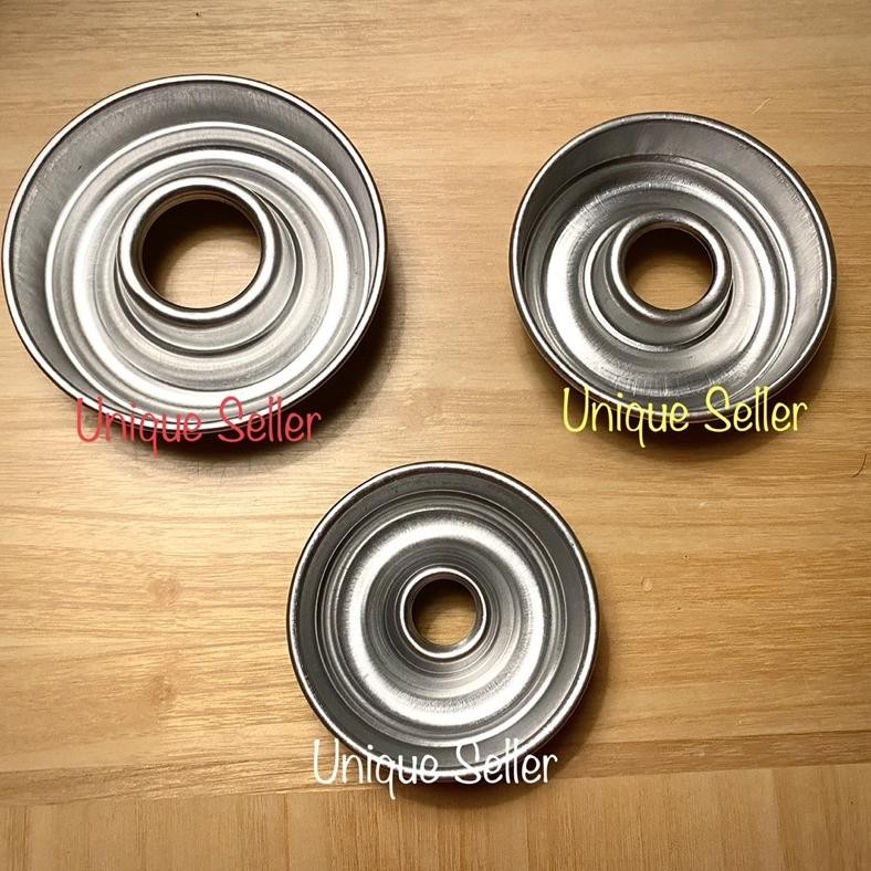 [ISI 12] CETAKAN BROWNIES DONAT BROWNAT 7CM 8CM 9CM TEBAL SURYA / CETAKAN DONAT PRESS BULAT ALUMINIU