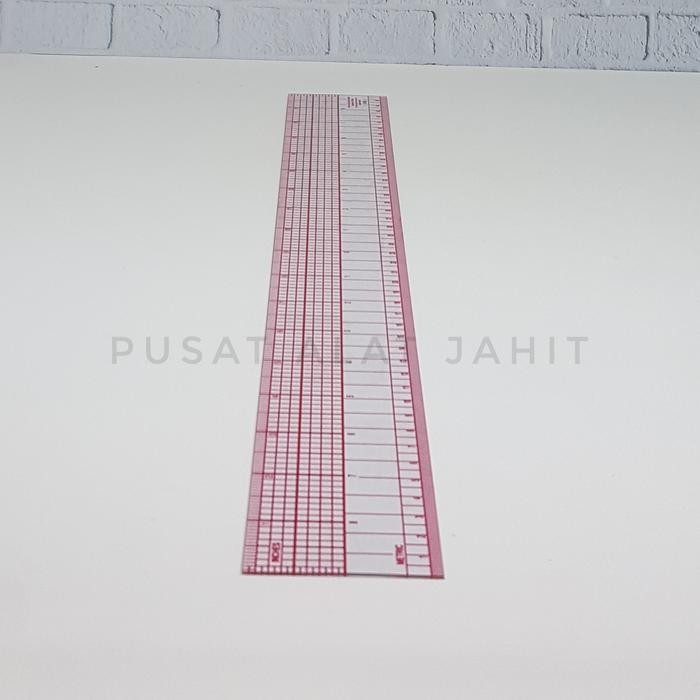 

Penggaris Pola Jahit B-95 45Cm Quilting Ruler Metric Skala Plastik