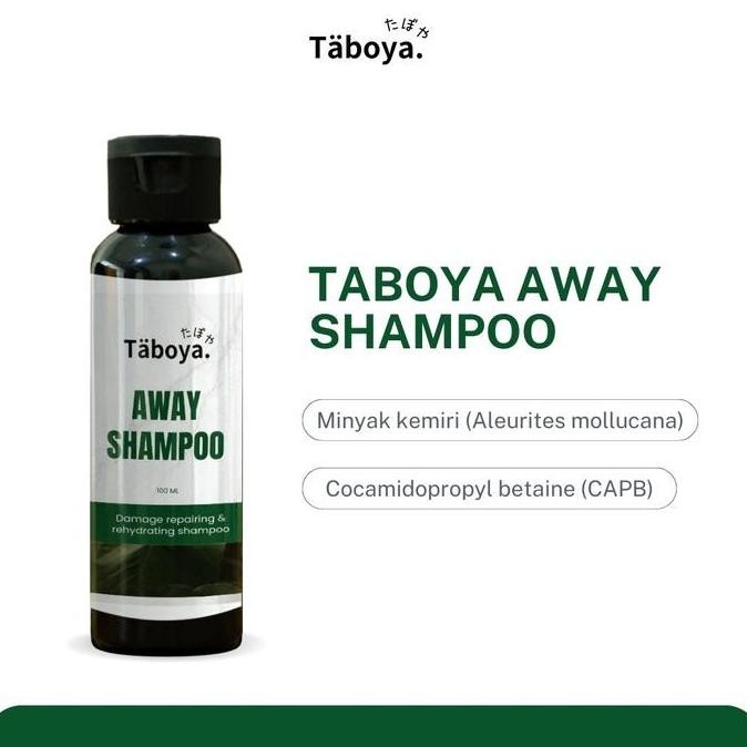 Original Taboya Away Shampoo - Shampo Harian untuk Rambut Lebih Memukau & Sehat