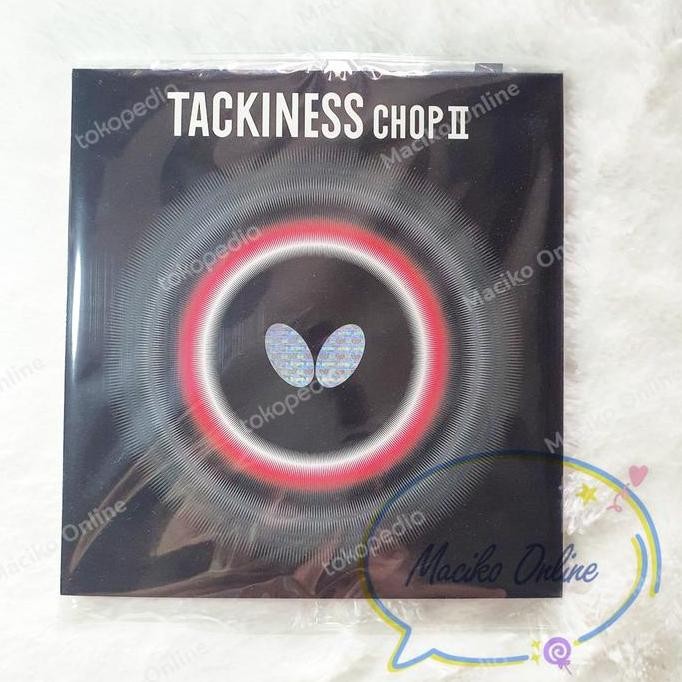 TERMURAH - Tackiness Chop II 1.9mm ~ Karet Bet Pingpong Butterfly Tackiness Chop