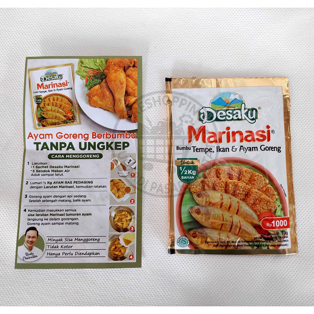 

Desaku Marinasi Bumbu Tempe,Ikan & Ayam Goreng 1 saset