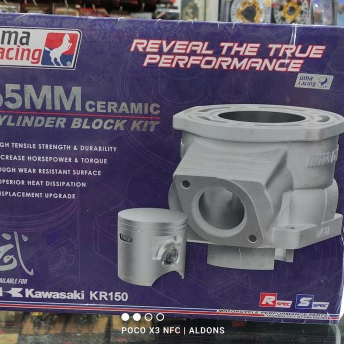 Blok Set UMA RACING Kawasaki KR/Ninja 150