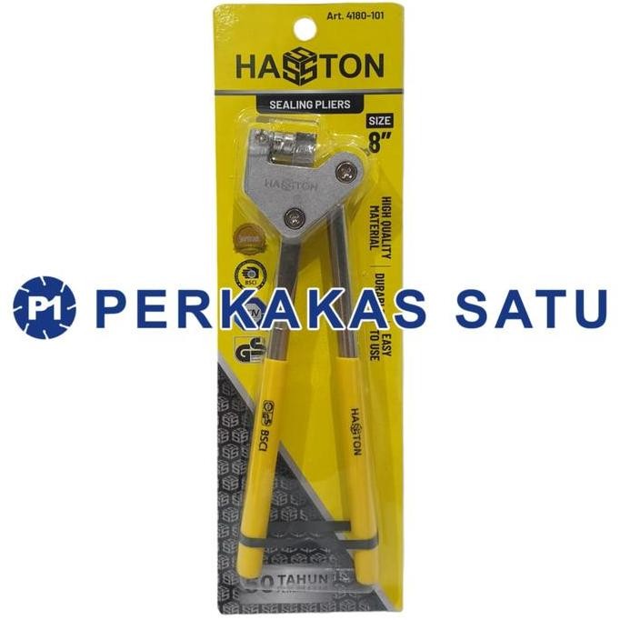 TERBARU - TANG SEGEL 8" TIMAH METERAN AIR LISTRIK PAM PDAM PLN HASSTON 4180-101
