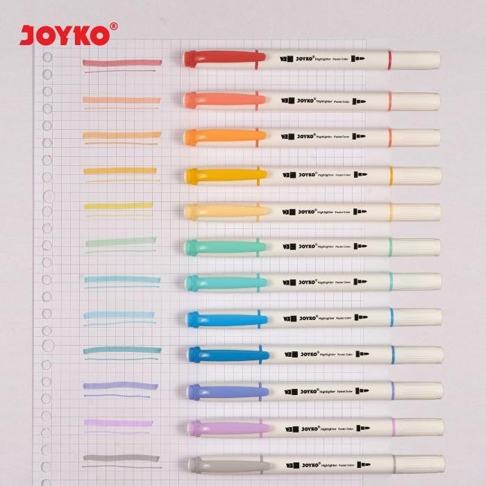 

WSS JOYKO Highlighter Penanda HL-55 1 Set 12 Pcs 12 Warna