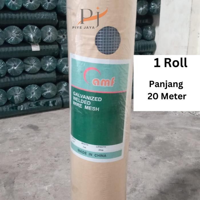 Jaring Wiremesh Kawat Pagar Loket Ram Galvanis Putih Buat Kurungan Kandang Kadang Kotak Ayam Hias Av