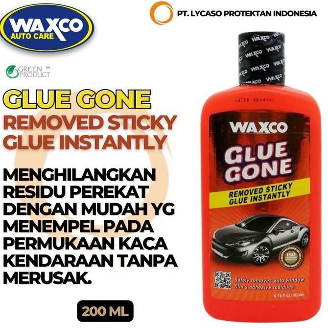 

TERLARIS - WAXCO GLUE GONE, Cairan penghapus lem lengket secara instan 200ml