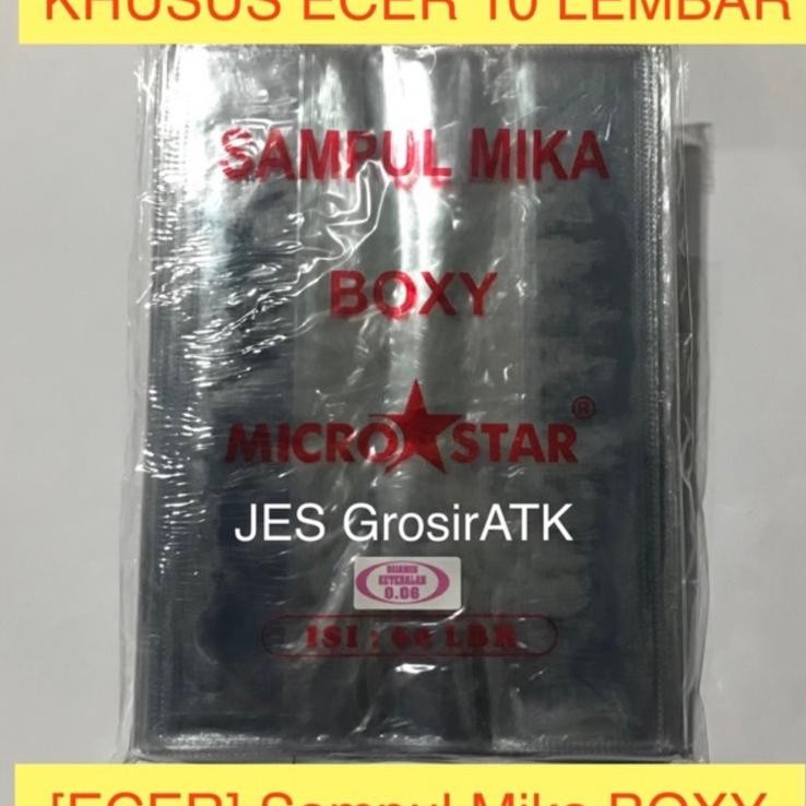

Ecer Sampul Buku Plastik Mika Boxy 10 Lembar Sampul Buku Panjang