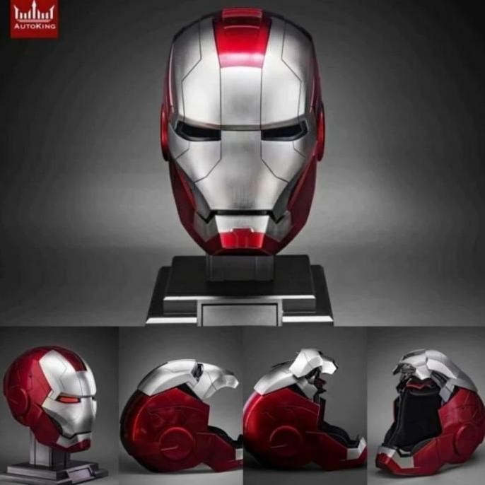 Terbaru Autoking Iron Man Mk5 Helmet