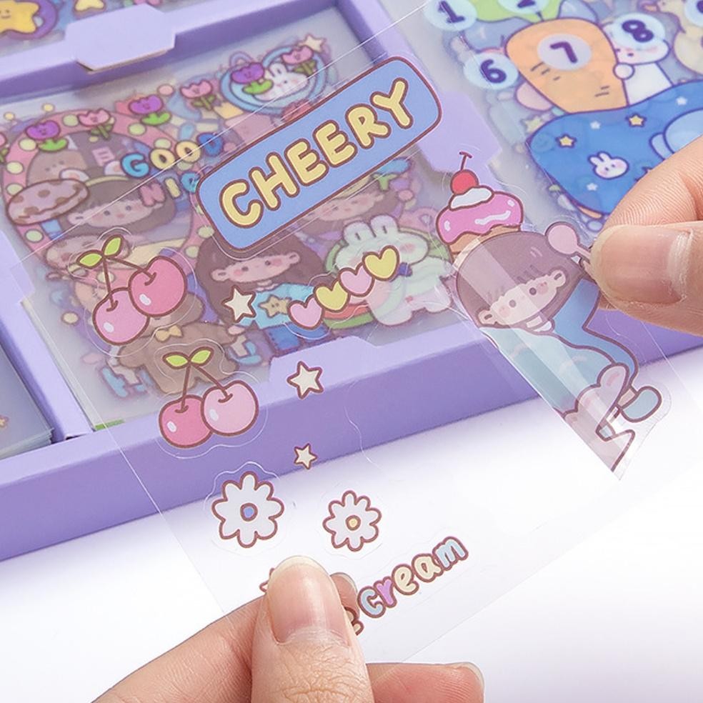 

Special Murmure | 200 Pet Stiker Gambar Kartun Diy Jurnal Sticker Set 200 Lembar Perbox Se-34