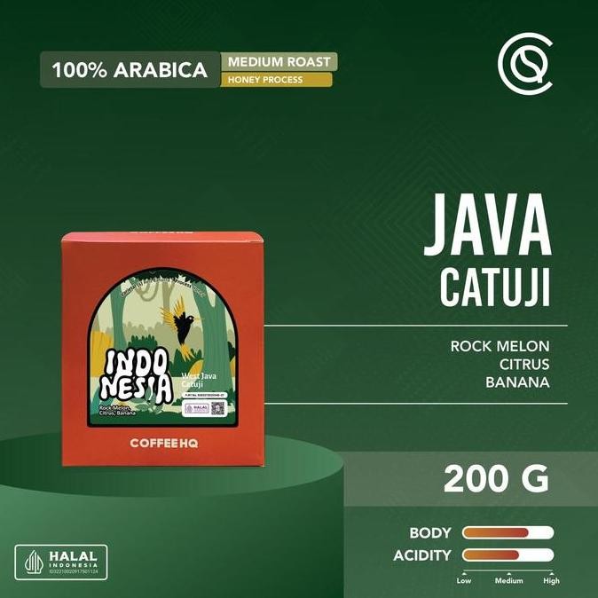 

Biji Kopi Arabika WEST JAVA Catuji Honey Arabica Coffee Beans