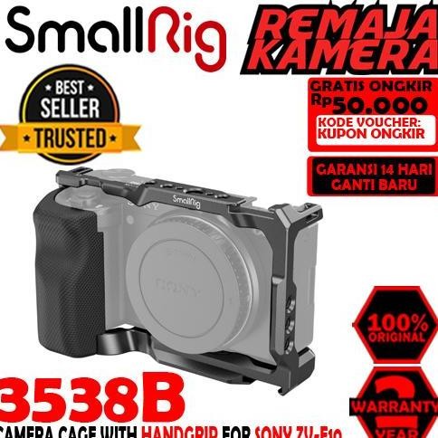 Smallrig Cage With Silicone Hand Grip For Sony Zv-E10 3538 - Resmi
