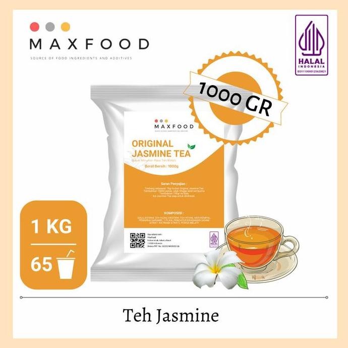 

1Kg Original Jasmine Tea Max Food / Bubuk Minuman Teh Rasa Melati
