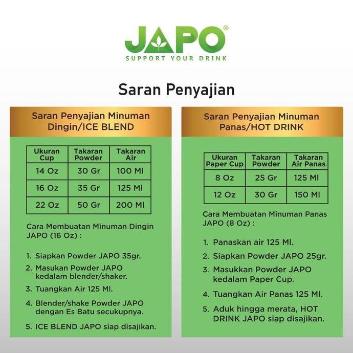 

Baru Japo Taro Powder Drink 500Gr - Bubuk Minuman Rasa Talas, Cocok Untuk Ice Blend & Usaha Cafe