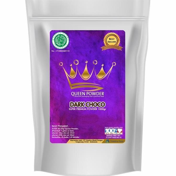 

Baru Queen Powder Dark Choco Premium 1Kg - Bubuk Minuman Super Premium Rasa Coklat Pekat