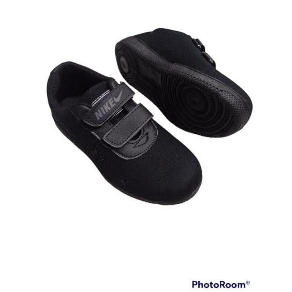 Sale Sepatu Sekolah Anak Model Kretek Tanpa Tali Sepatu Pria Wanita Sepatu Full Hitam Sepatu Hitam P
