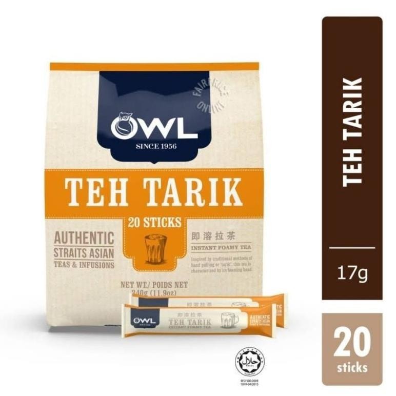 

SALE! OWL TEH TARIK SINGAPORE 20 STICK | TEH SUSU INSTAN SINGAPURA PREMIUM