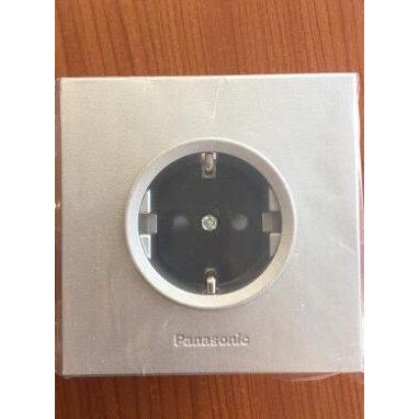 Baru Stop Kontak Panasonic Minimalis Warna Silver Elegant Style