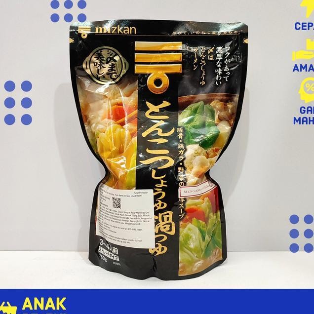 

Pork Bone Soy Sauce Nabe Mizkan 750Gr Kuah Bumbu Hotpot Shabu Soup