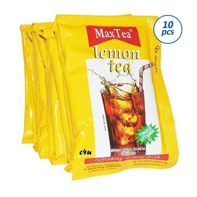 

SALE! MAX TEA LEMON TEA 25GR X 30 SACHET MINUMAN TEH LEMON BUBUK INSTAN