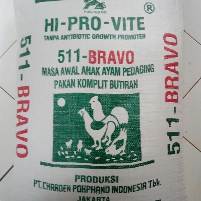 Pakan Makanan Ayam Unggas Pedaging Pur Voer 511 Bravo