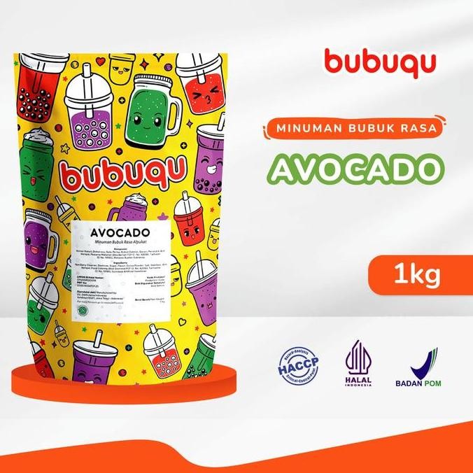 

Baru Bubuqu Avocado Milk Powder Drink 1 Kg - Bubuk Minuman Alpukat Susu Halal