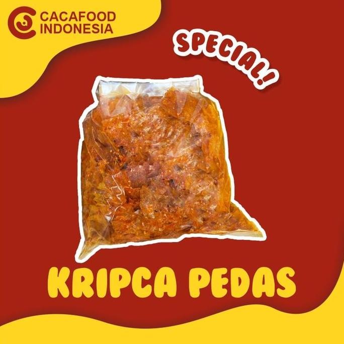 

FLASH SALE 1 KG KRIPCA PEDAS CACAFOOD Keripik Snacks Cemilan