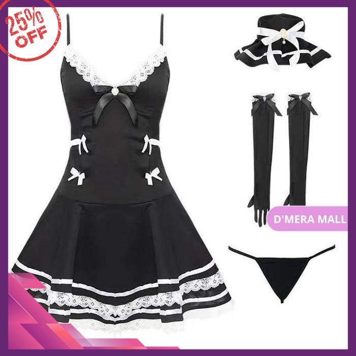 SET BAJU DINAS SEXY LINGERIE G STRING WANITA PELAUT SERAGAM COSPLAY ANIME COSPLAY GAUN PUTRI A SEXY 
