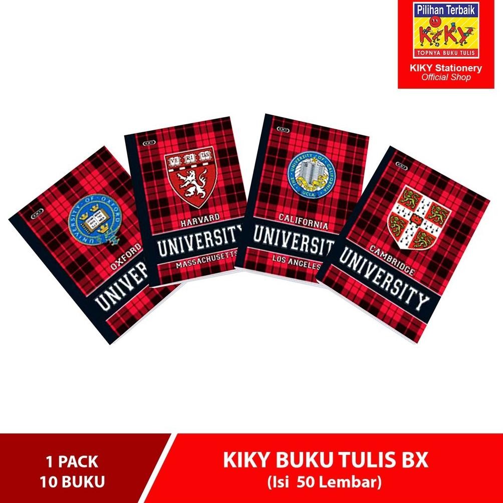 

Siap Kirim Buku Tulis Boxy KIKY 50 Lembar 1 Pack untuk Sekolah