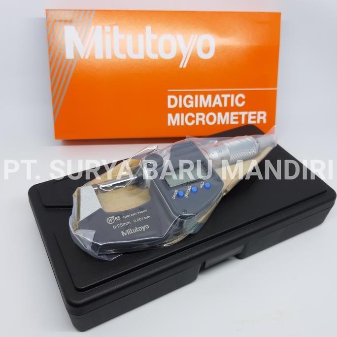 Mitutoyo 293-240-30 Digimatic Micrometer 0-25Mm Digital Micrometer Kode 5472