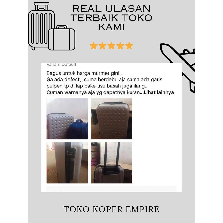 JBM Koper 18 INCH 24 INCH Polo Empire Kualitas Premium Koper, koper 18inch 20inch 24inch 28inch Polo