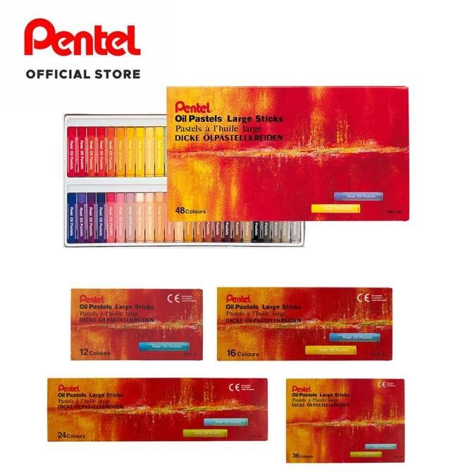 

Pentel Oil Pastel Large Stick Ght 48